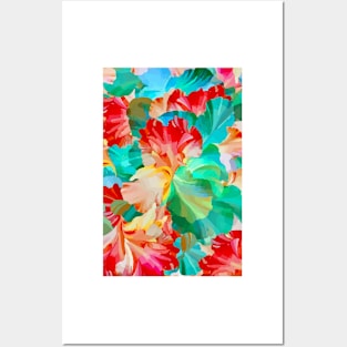 Floral Abstract Posters and Art